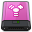Pink Firewire W Icon 32x32 png